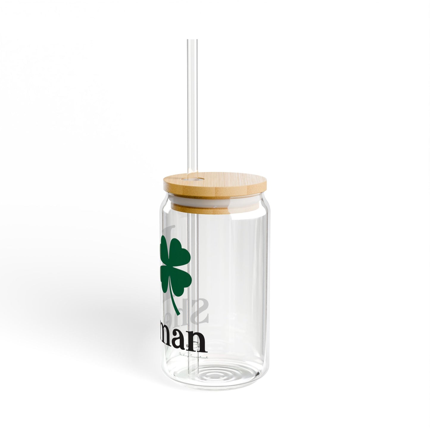 I Clover Sherman Sipper Glass, 16oz