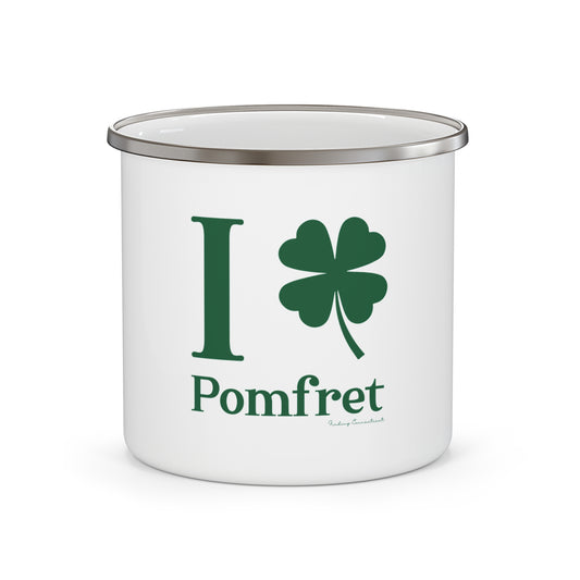I Clover Pomfret Enamel Camping Mug
