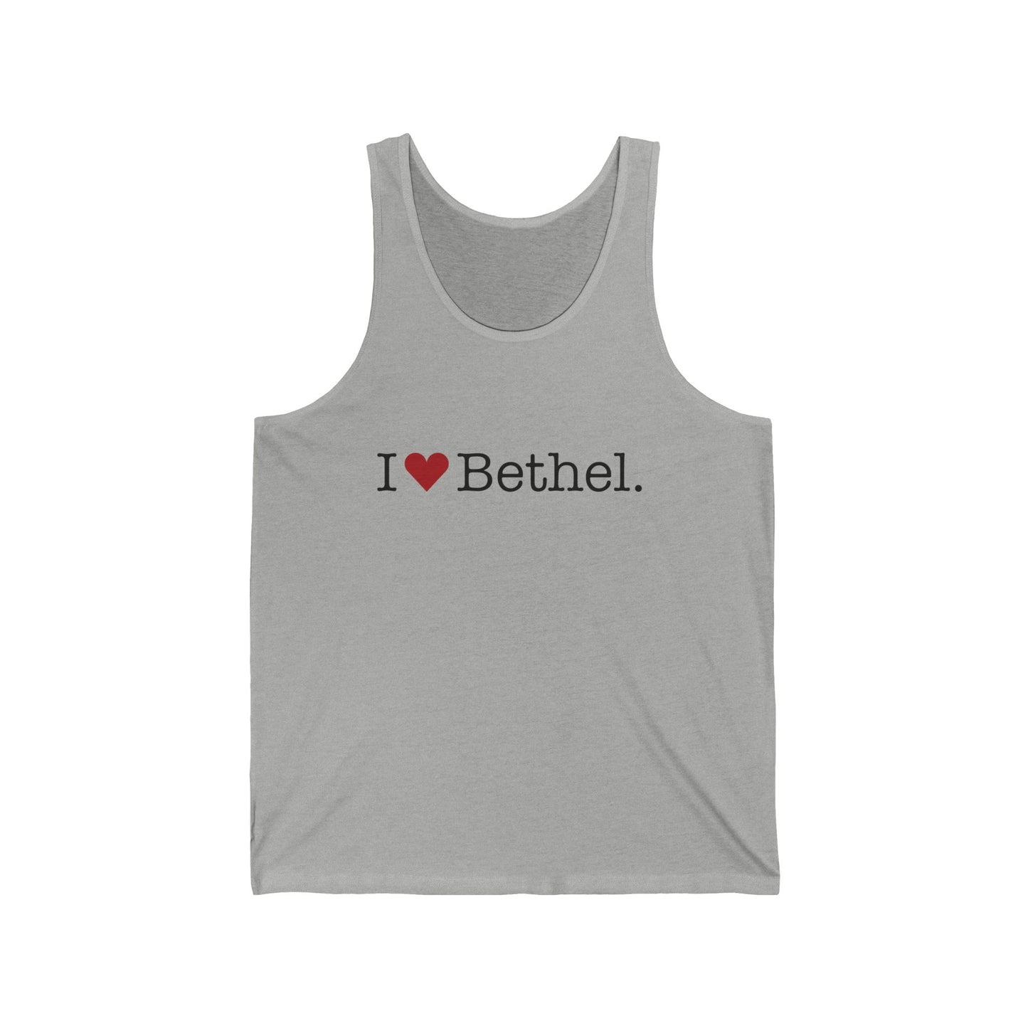 I Heart Bethel. Unisex Jersey Tank Top