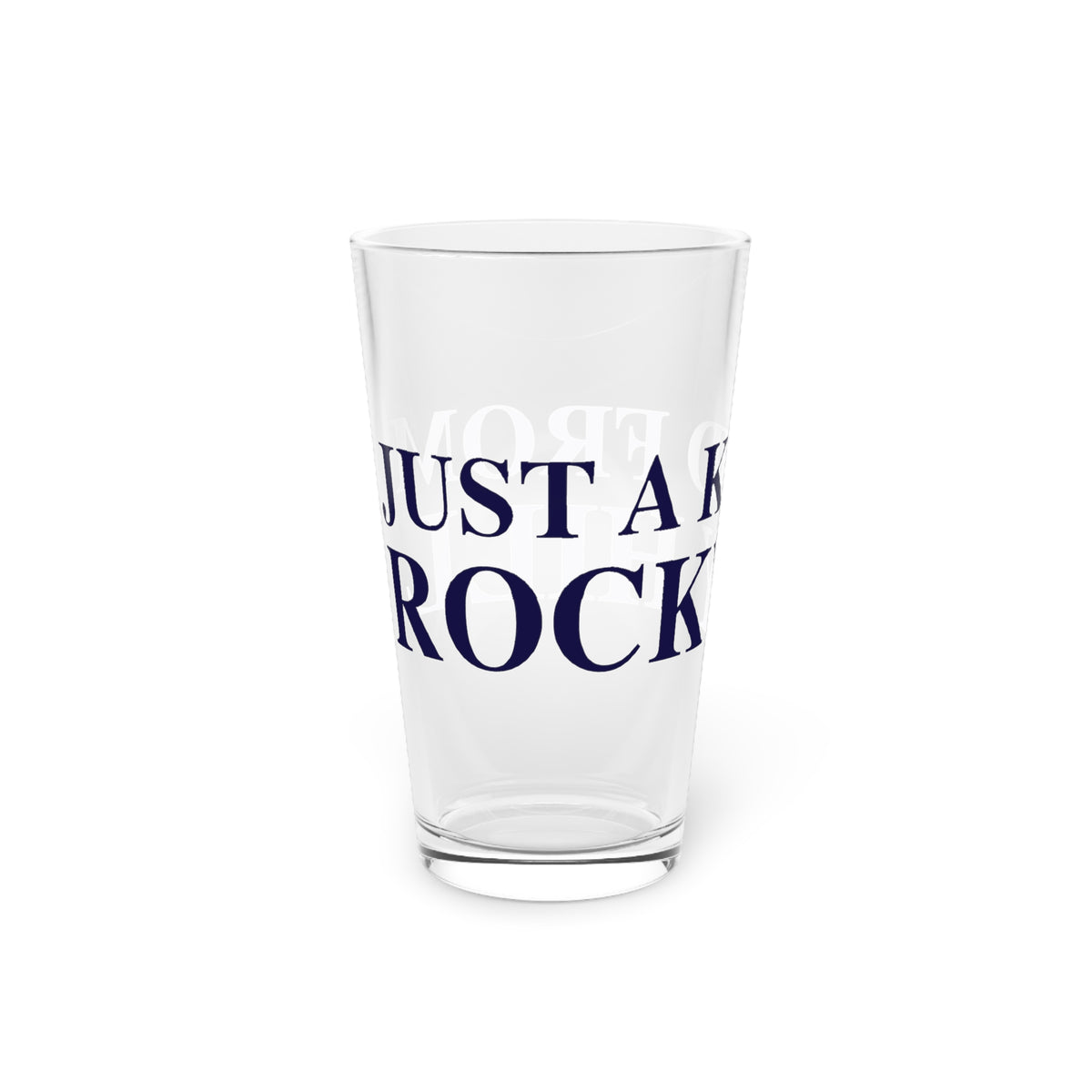 Just a kid from Rocky Hill Pint Glass, 16oz