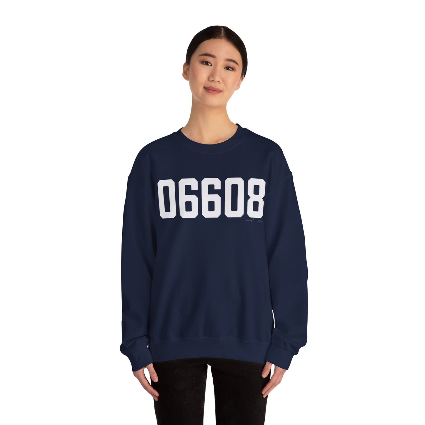 06608 Bridgeport CT Zip Code Unisex Heavy Blend™ Crewneck Sweatshirt