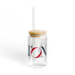 41 Tilt Wilton Glass Can with Straw and Lid, 16oz