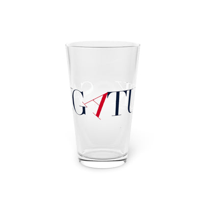 41 Tilt Saugatuck Pint Glass, 16oz
