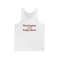 Torrington is My Happy Place Unisex Jersey Tank Top