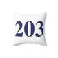 203 Spun Polyester Square Pillow