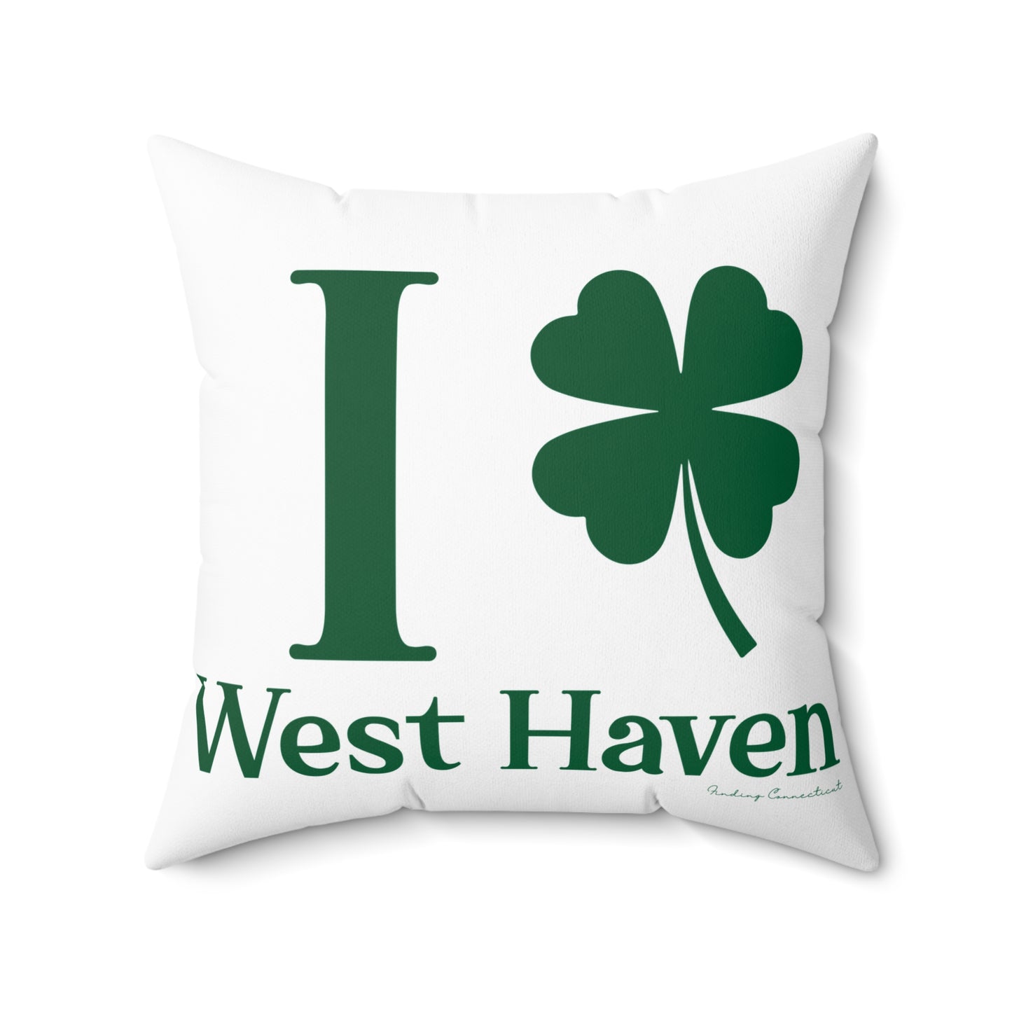 I Clover West Haven Spun Polyester Square Pillow