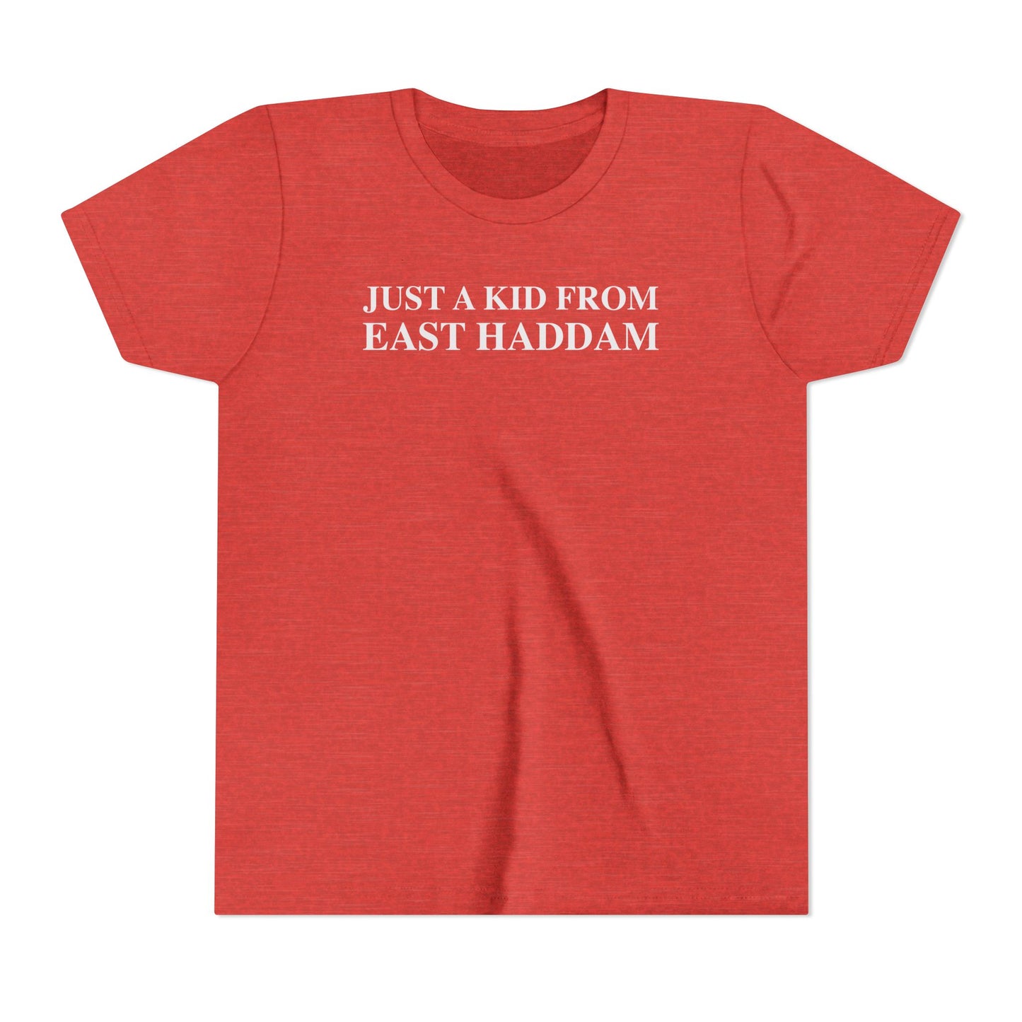 Just a kid from East Haddam Youth Short Sleeve T-Shirt