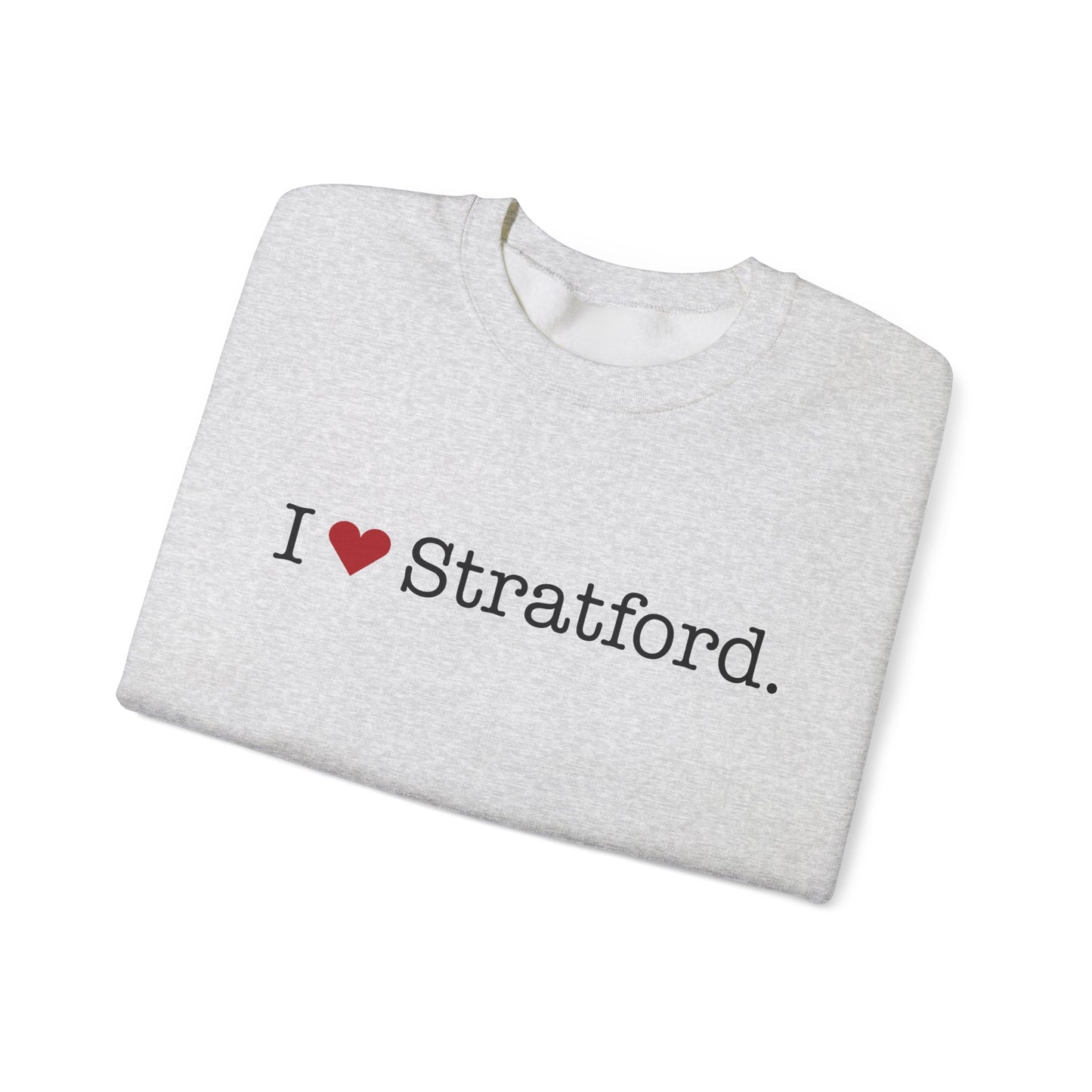 I Heart Stratford. Unisex Heavy Blend™ Crewneck Sweatshirt