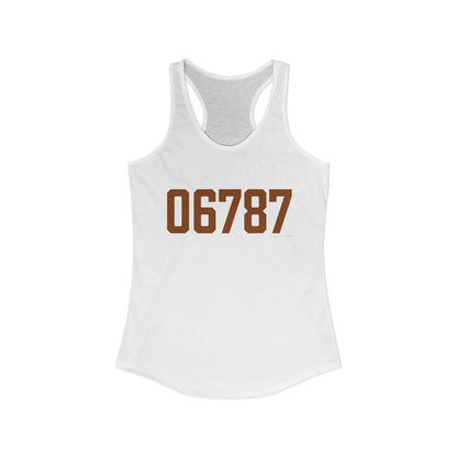 06787 Thomaston Connecticut Zip Code Women's Ideal Racerback Tank Top
