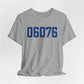 06076 Stafford Connecticut Zip Code Unisex Jersey Short Sleeve T-Shirt