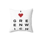 Greenwich Vision Spun Polyester Square Pillow