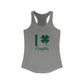 I Clover Chaplin Women's Ideal Racerback Tank Top
