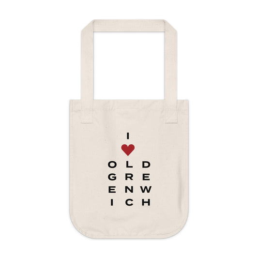 Old Greenwich Vision Organic Canvas Tote Bag