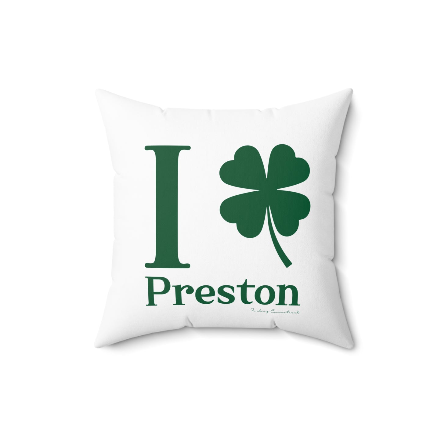 I Clover Preston Spun Polyester Square Pillow