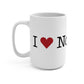 I Heart Norwalk. Mug 15oz