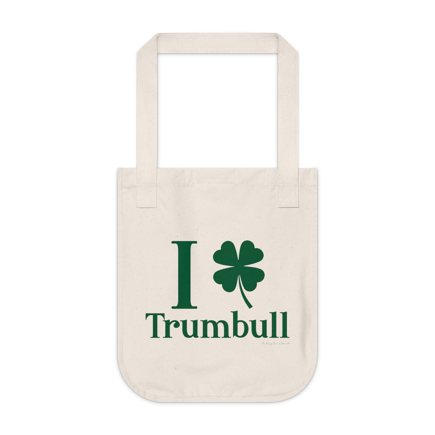 I Clover Trumbull Organic Canvas Tote Bag
