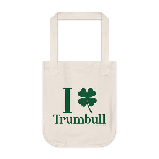 I Clover Trumbull Organic Canvas Tote Bag