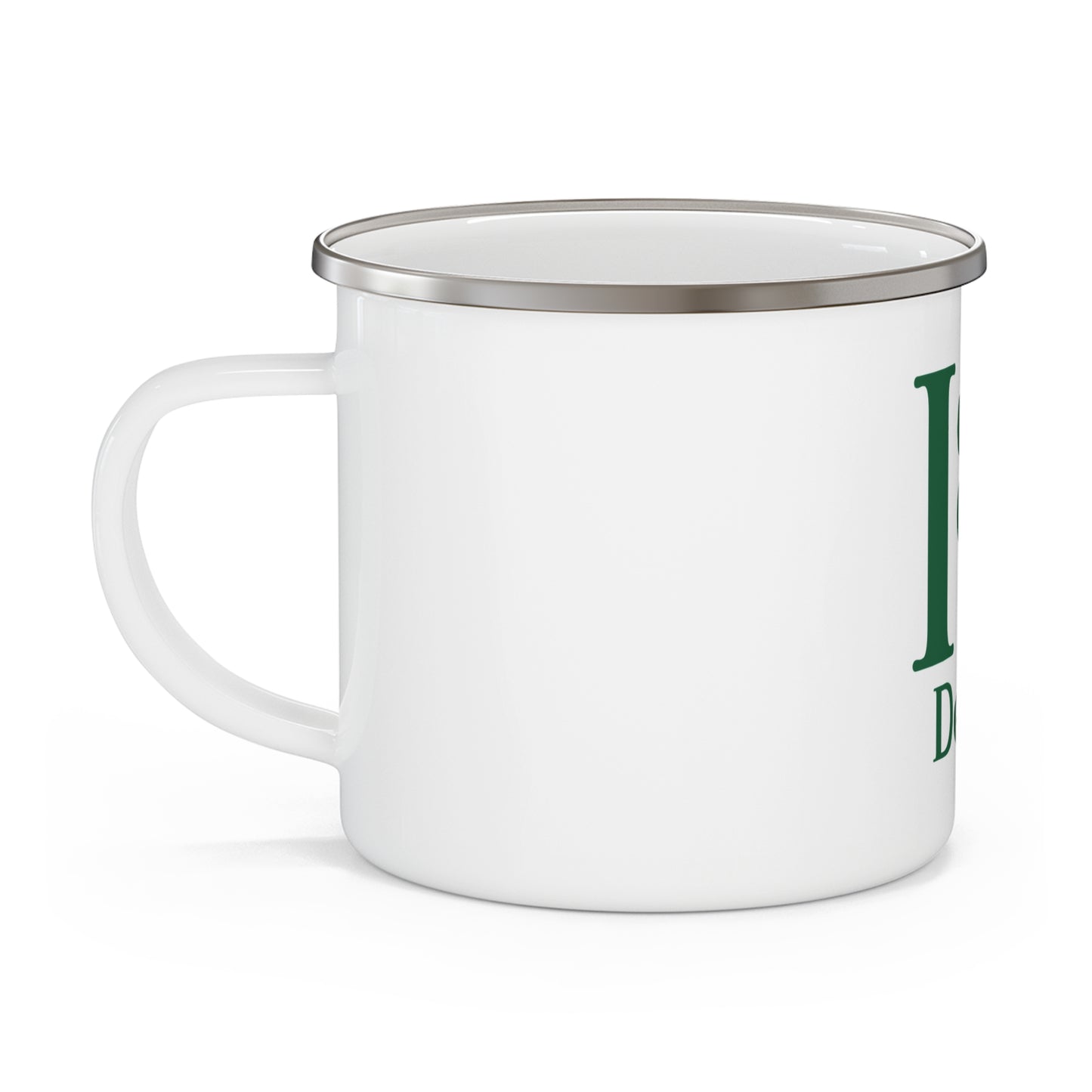 I Clover Derby Enamel Camping Mug