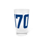 06470 Newtown Connecticut Zip Code Pint Glass, 16oz