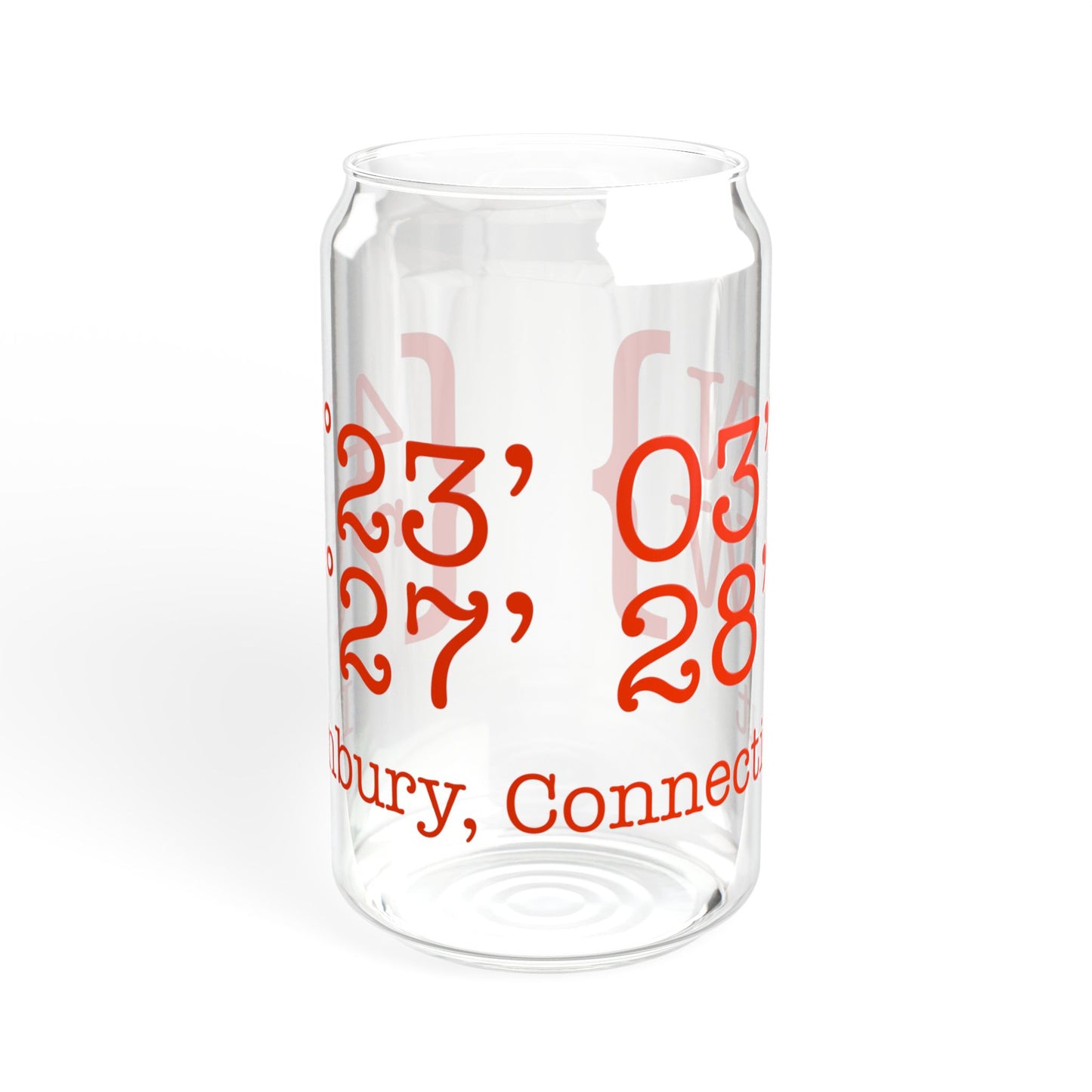 Danbury Coordinates Sipper Glass, 16oz