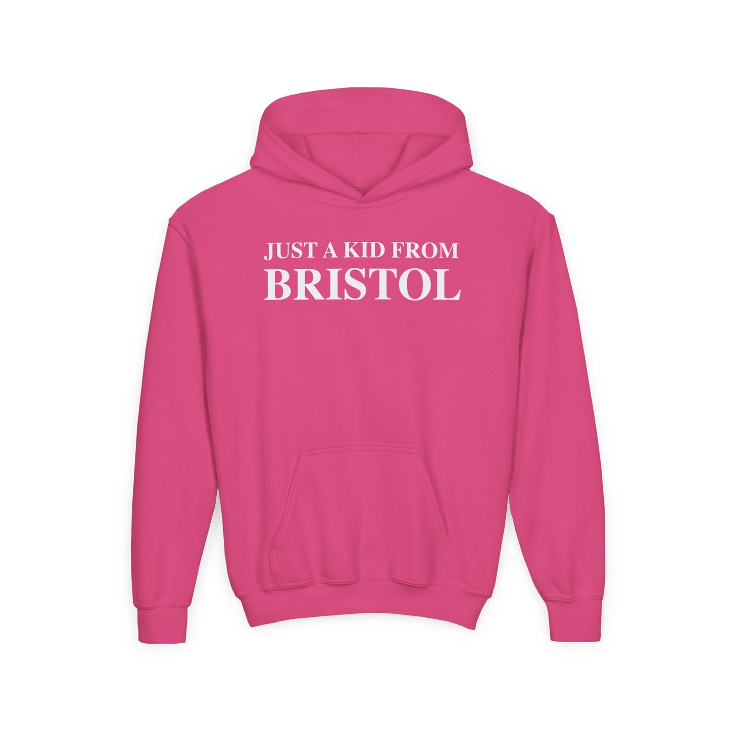 Just a kid from Bristol Youth Heavy Blend Hooded Sweatshirt