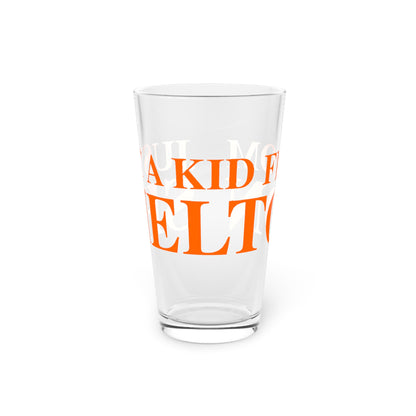 Just a kid from Shelton  Pint Glass, 16oz