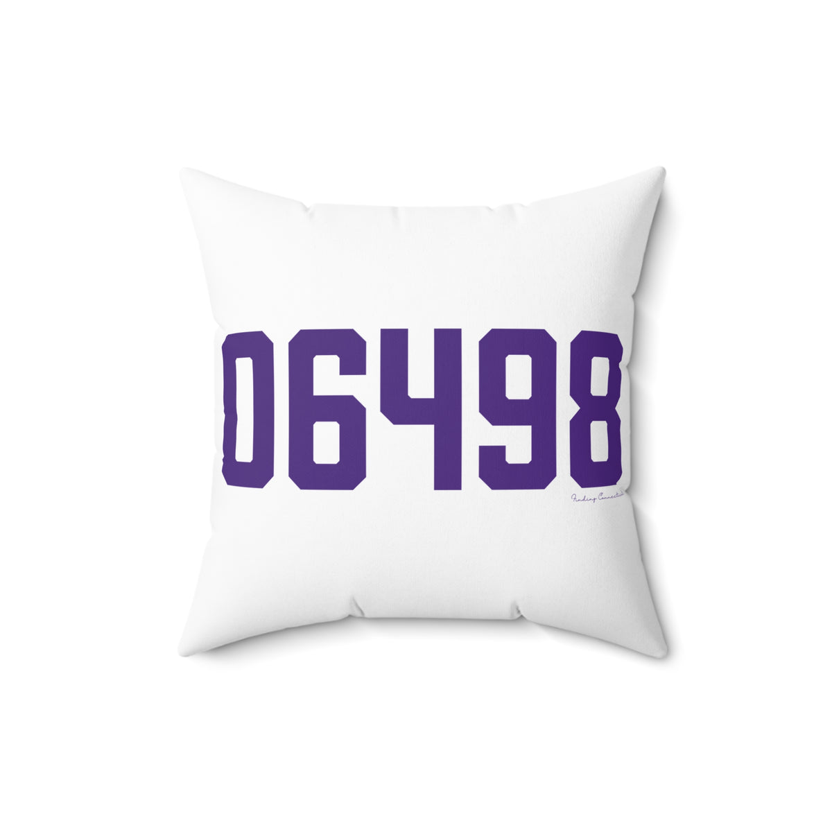 06498 Westbrook Connecticut Zip Code Spun Polyester Square Pillow