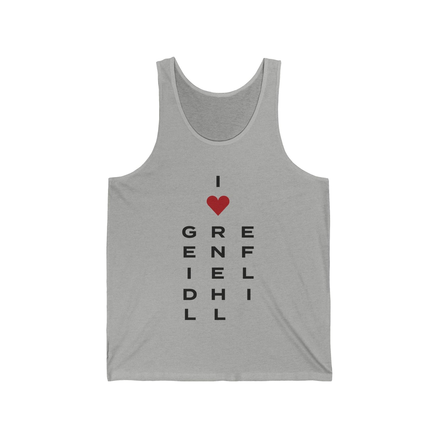 Greenfield Hill Vision Unisex Jersey Tank Top