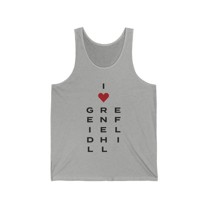 Greenfield Hill Vision Unisex Jersey Tank Top