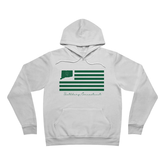 Southbury Connecticut St Patrick’s Day Flag Unisex Sponge Fleece Pullover Hoodie