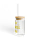 I Really Really Miss Haddam Glass Can with Straw and Lid, 16oz