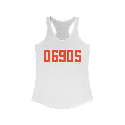 06905 Stamford Connecticut Zip Code Women's Ideal Racerback Tank Top