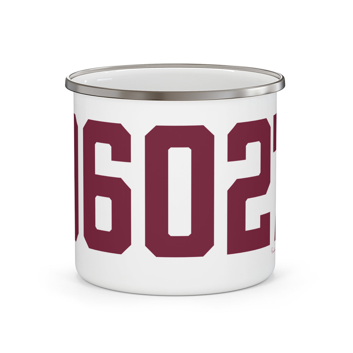 06027 Hartland Connecticut Zip Code Enamel Camping Mug