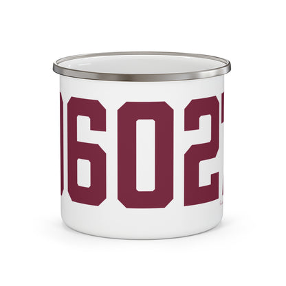 06027 Hartland Connecticut Zip Code Enamel Camping Mug