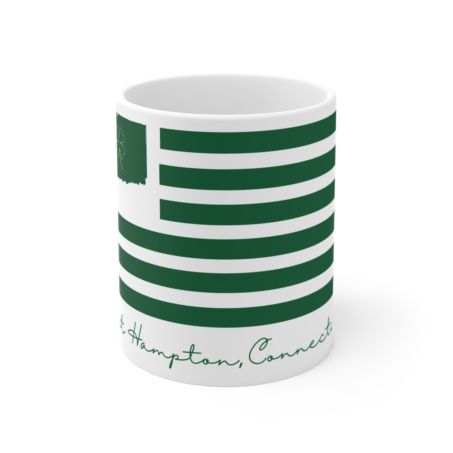 East Hampton Connecticut St. Patrick’s Day Flag Mug 11oz