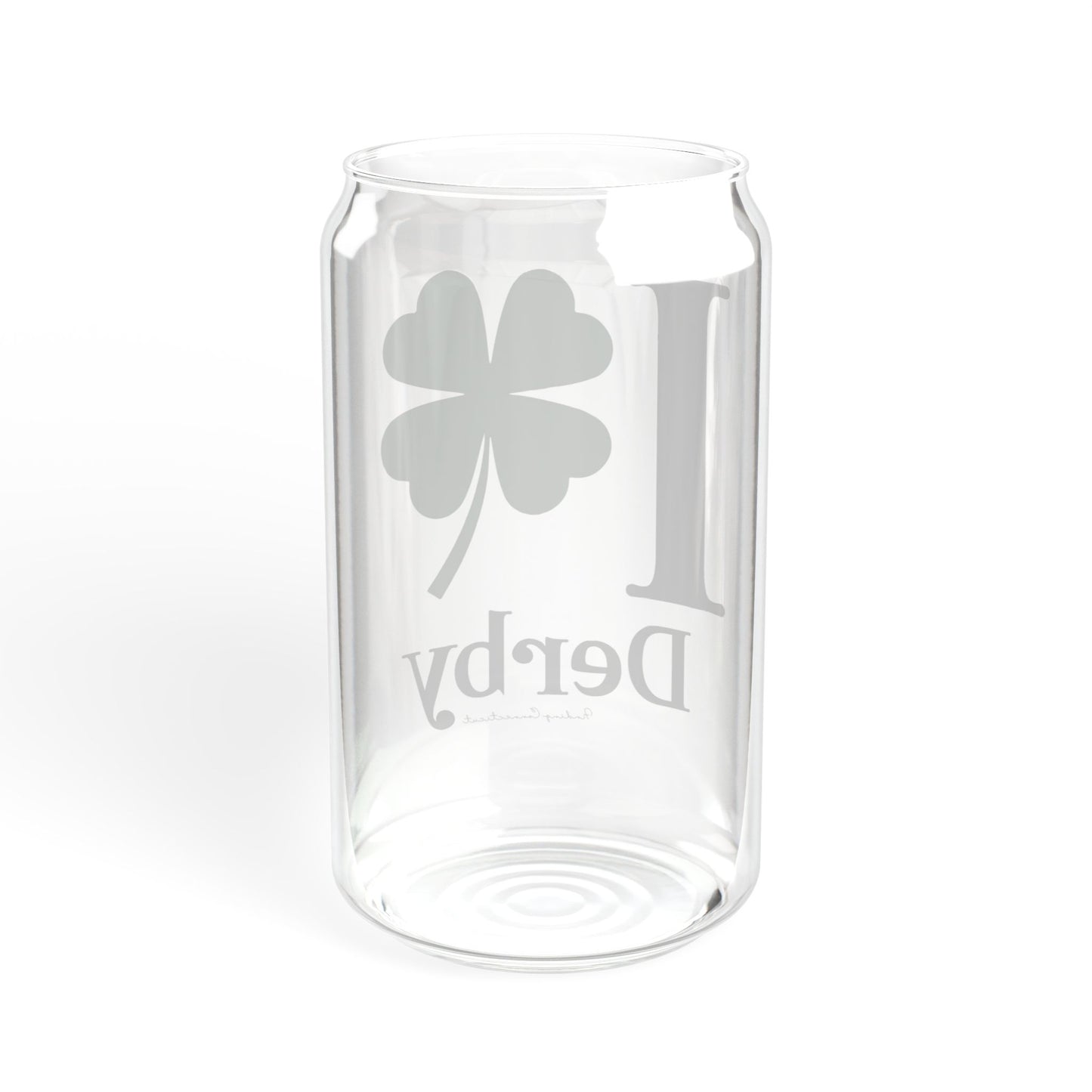 I Clover Derby Sipper Glass, 16oz