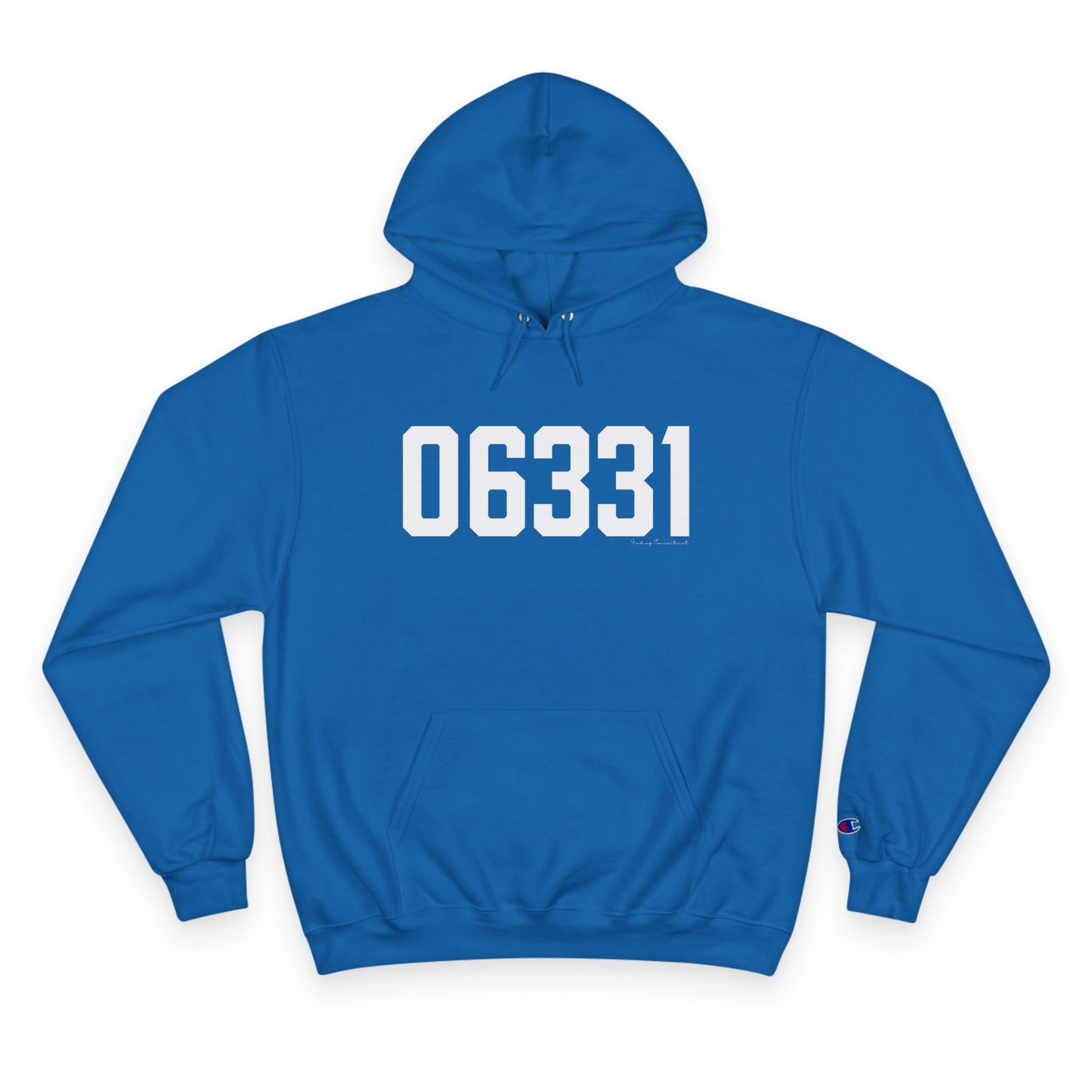 06331 Canterbury CT Zip Code Champion Hoodie
