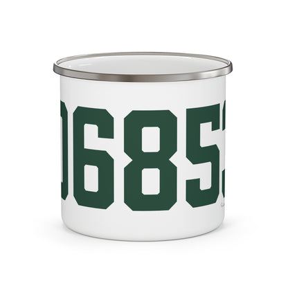 06853 Norwalk Connecticut Zip CodeEnamel Camping Mug