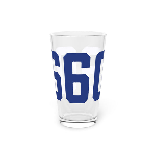 06606 Bridgeport Connecticut Zip Code Pint Glass, 16oz