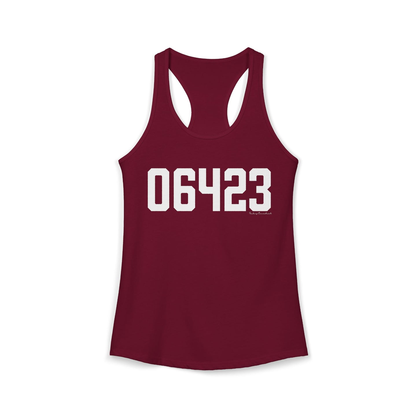 06423 East Haddam CT Zip Code Women's Ideal Racerback Tank Top