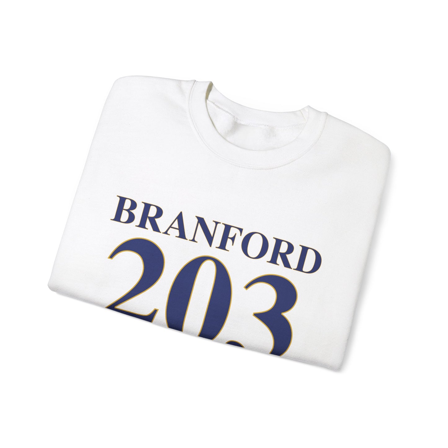 Branford 203 Connecticut Unisex Heavy Blend™ Crewneck Sweatshirt