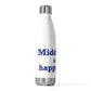 Middlefield is My Happy Place 20oz Insulated Bottle