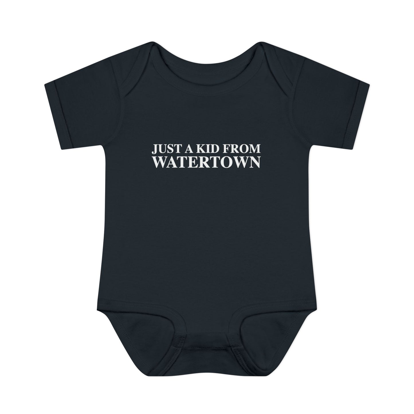 Just a kid from Watertown Infant Baby Rib Bodysuit
