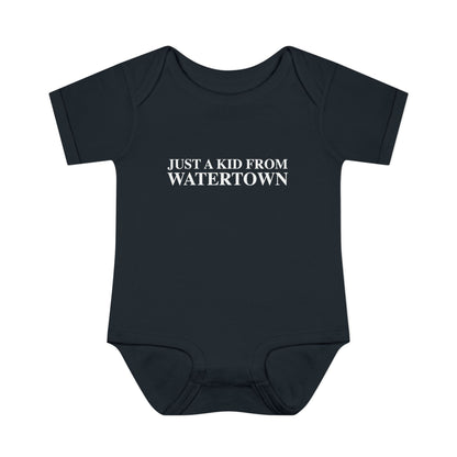 Just a kid from Watertown Infant Baby Rib Bodysuit