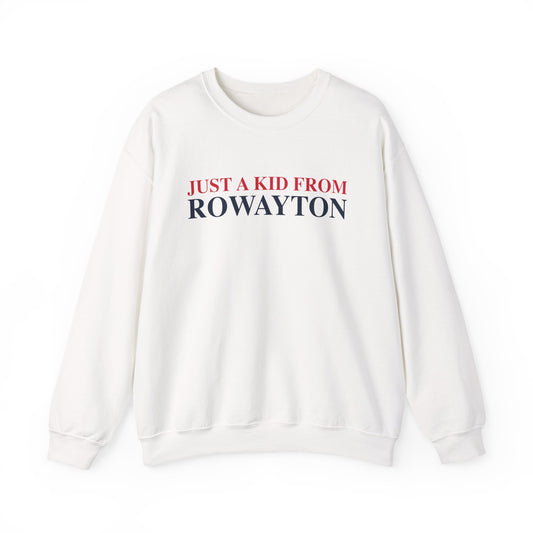 Just a kid from Rowayton Unisex Heavy Blend™ Crewneck Sweatshirt