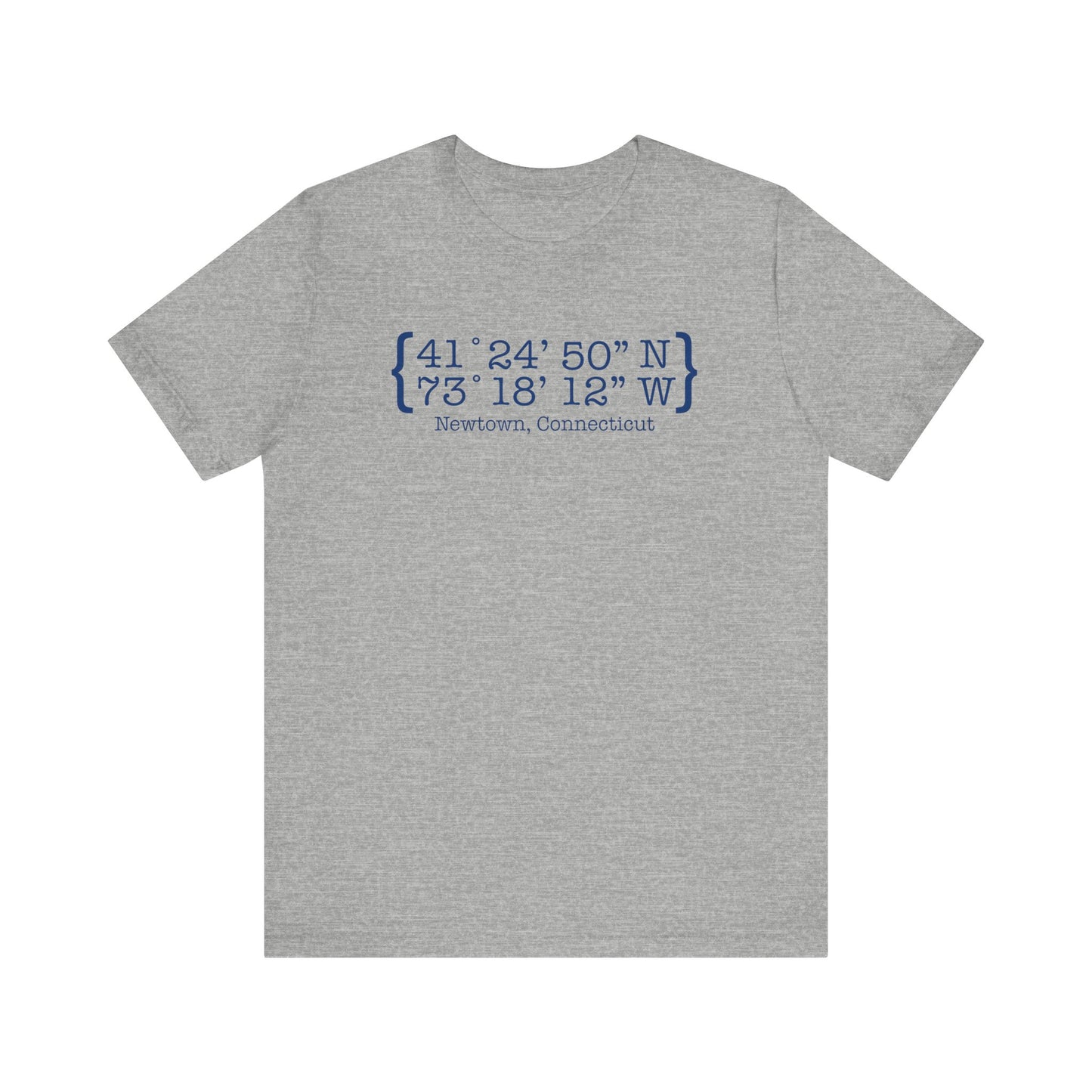 Newtown Coordinates Unisex Jersey Short Sleeve T-Shirt