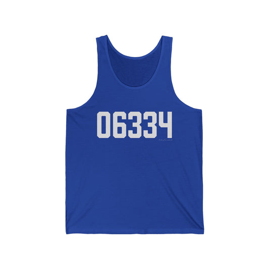 06334 Bozrah CT Zip Code Unisex Jersey Tank Top