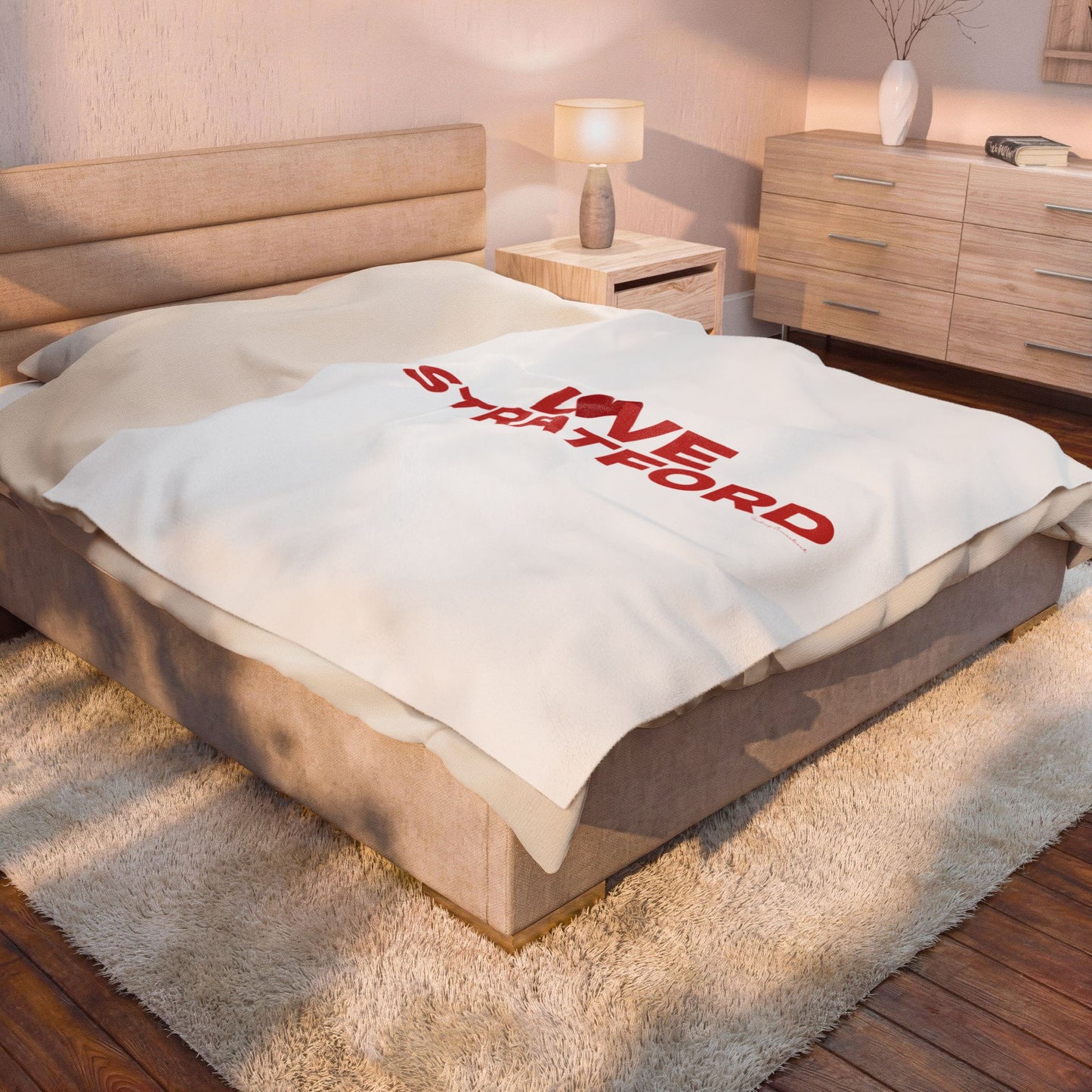 Love Stratford Velveteen Plush Blanket