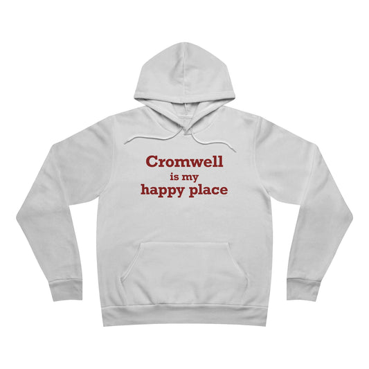 Cromwell is My Happy Place Unisex Sponge Fleece Pullover Hoodie