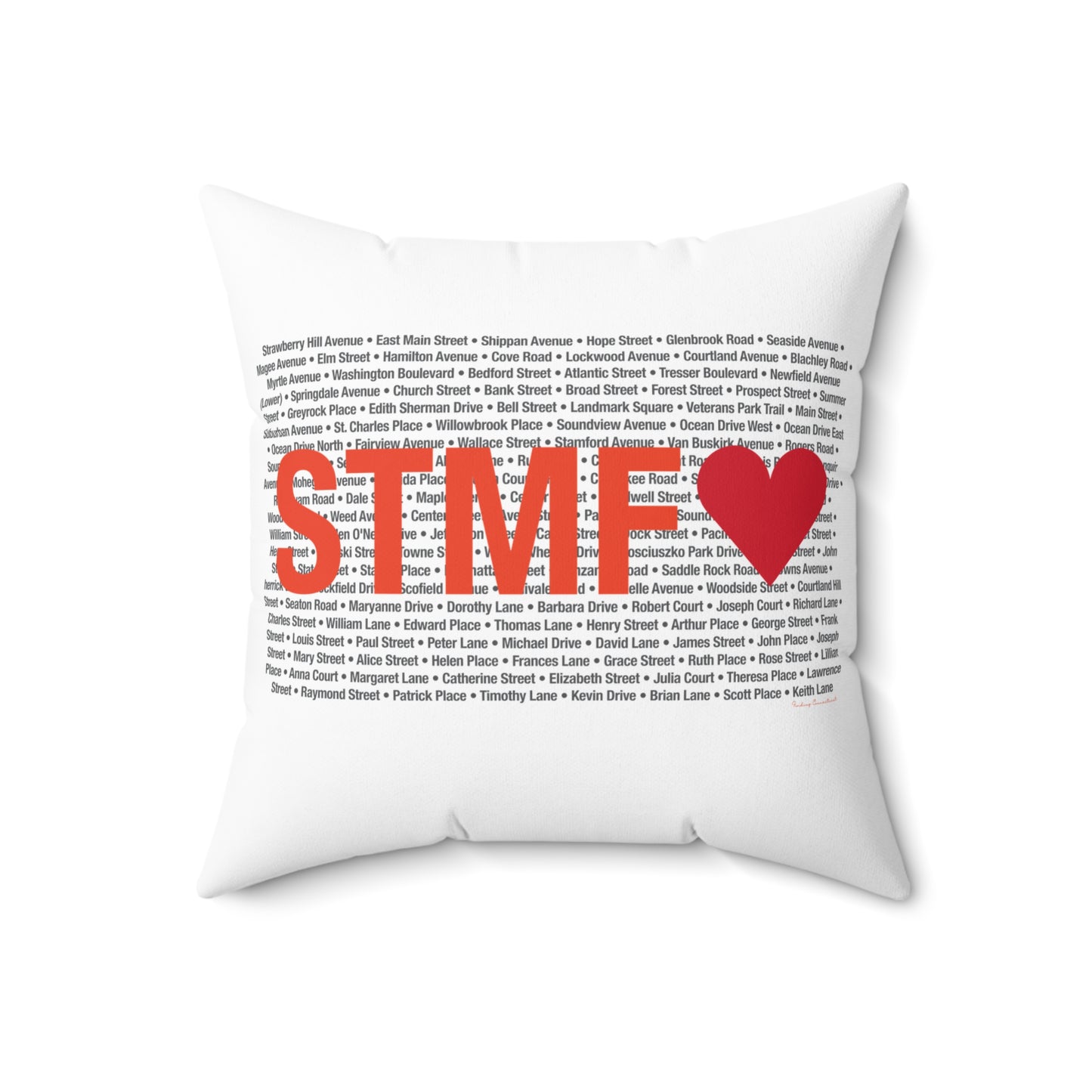 Stamford Love Spun Polyester Square Pillow